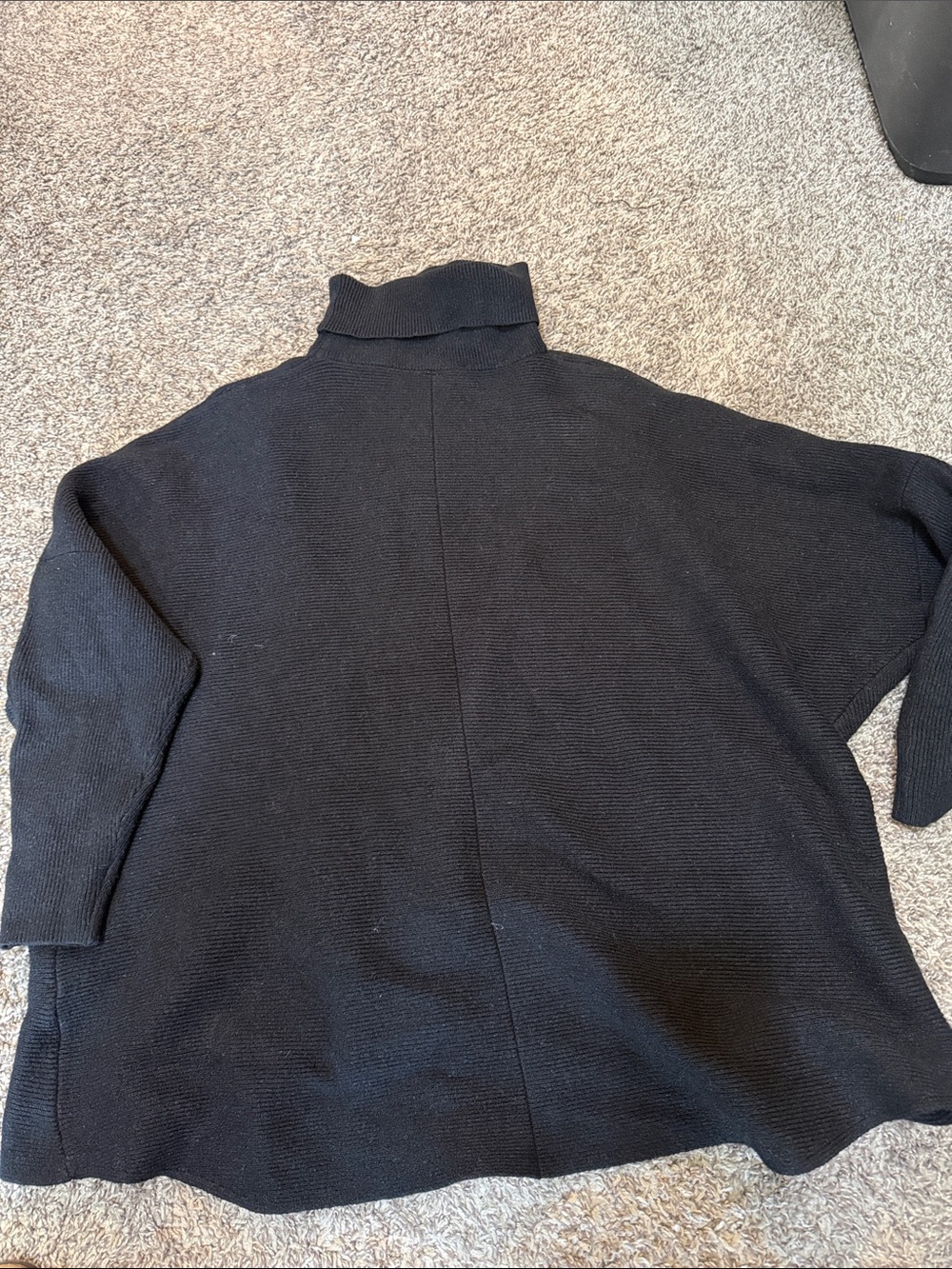 Black Cowl Neck Women’s Sweater - Classic Cozy Style